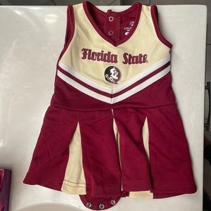 Infant FSU cheerleading outfit